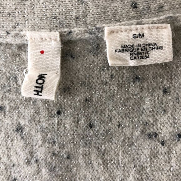 Moth Wool Blend Vest with Asymmetrical Hemline - Picture 5 of 6